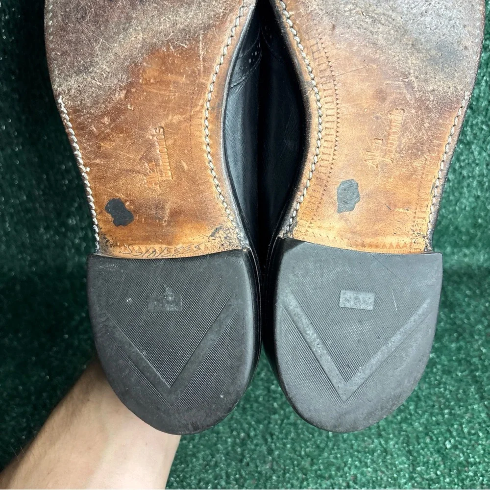 Allen Edmonds Bridgeton‎ Black Leather Tassel Loafers Dress Shoes Mens 11.5 B